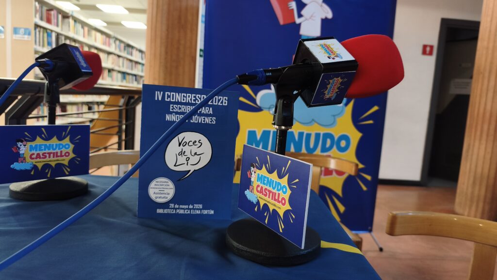 Menudo Castillo en el IV Congreso Escribir para niños y jóvenes.