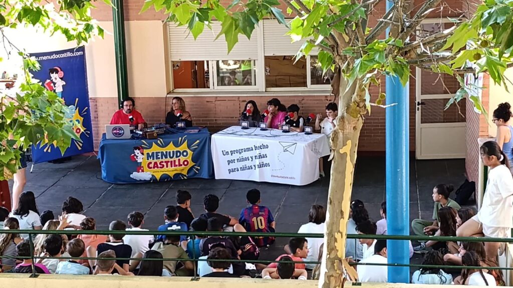 Despedimos el curso desde un cole estupendo, el CEIP San Martín de Tours de San Martín de Valdeiglesias.
